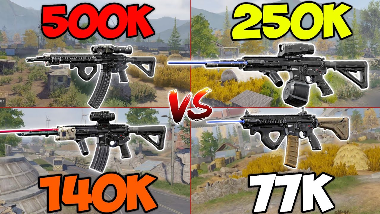 H416 challenge from the Cheapest to the Most Expensive | Arena Breakout