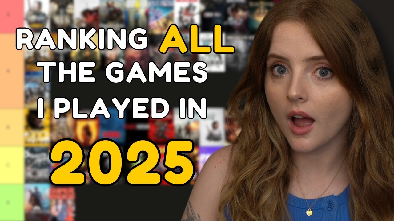 Ranking ALL The Games I Played In 2025 (So Many!)