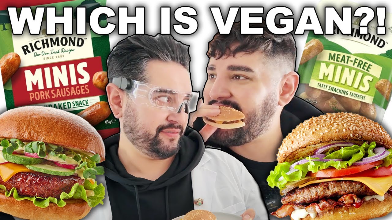 Дегустация веганской еды!! 💜🖤 Валлийские близнецы