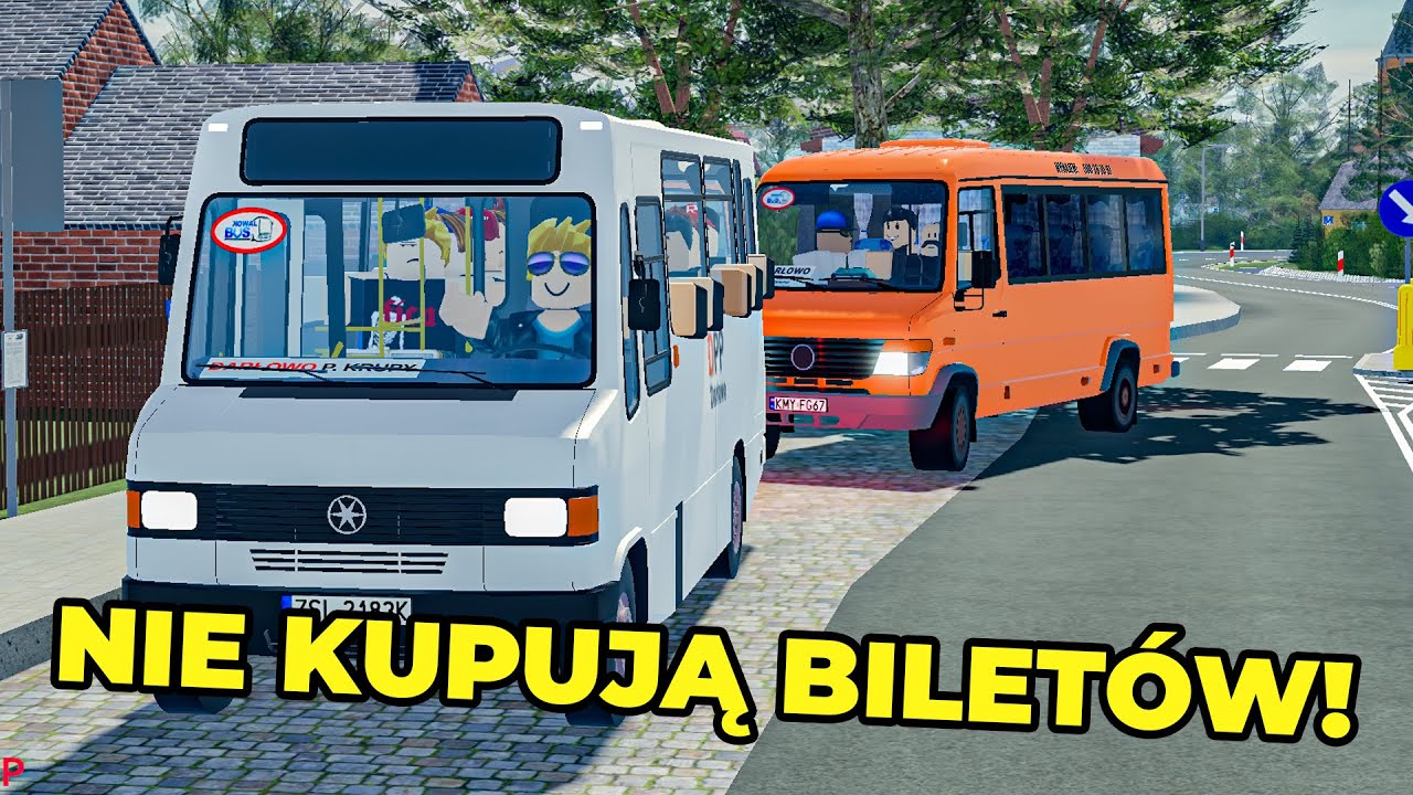 BARDZO DZIWNA SYTUACJA Z BUSAMI W PCD - Hogaty i Bartol w Roblox - Polish Car Driving