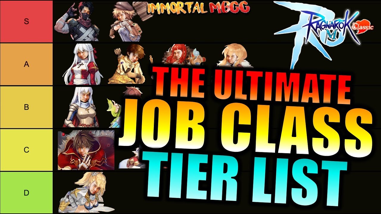 THE ULTIMATE JOB CLASS TIER LIST!! - RAGNAROK M CLASSIC