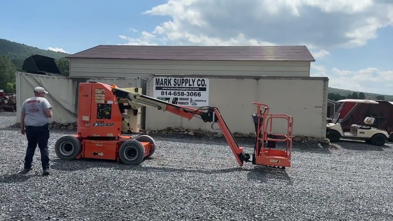 2015 JLG E300AJP Electric Articulating Boom Lift With Only 321 HRS 35' 5