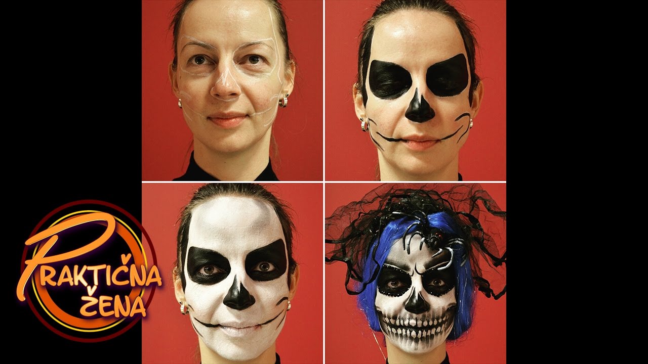 Praktična žena - Specijalna frizura i šminka za Halloween