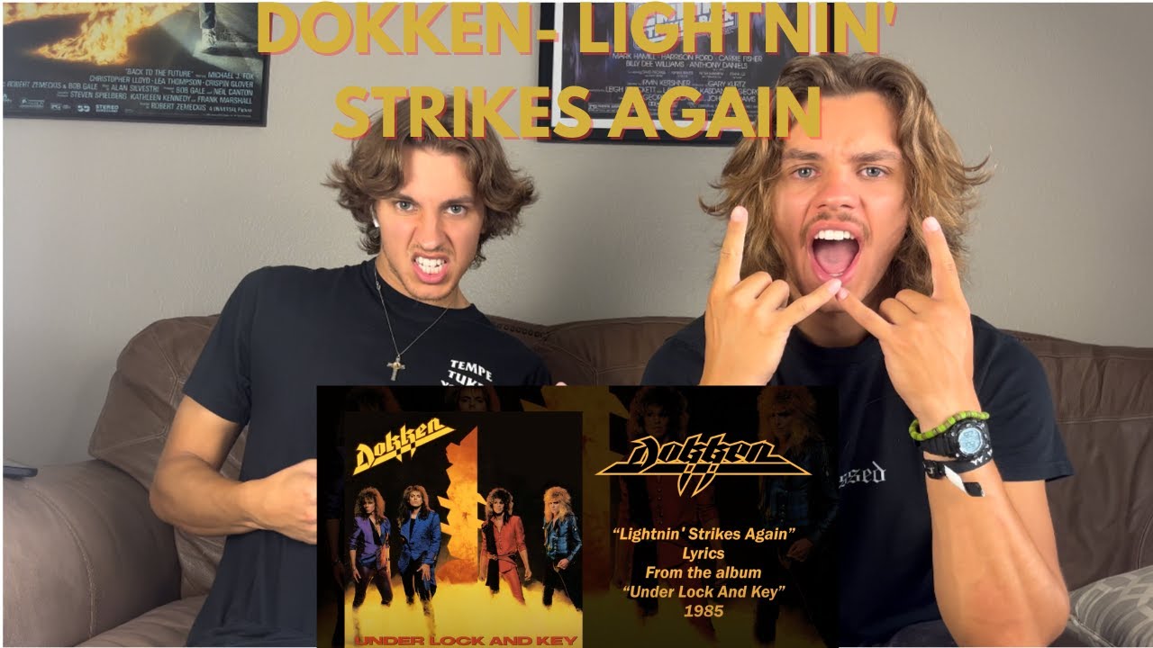 Twins React To Dokken- Lightnin' Strikes Again!!!