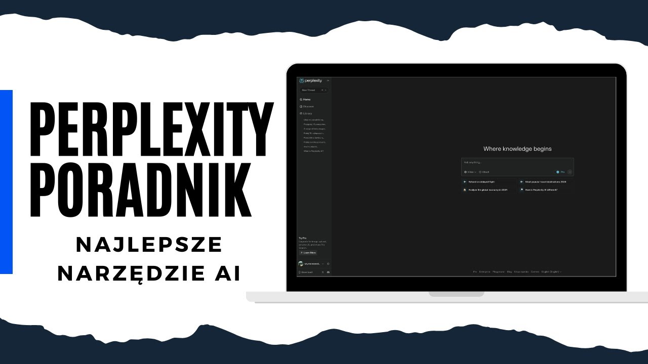Perplexity AI Poradnik Dla Początkujących 💻 Przydatne w Biznesie, Marketingu, Pracy i Nauce ⭐