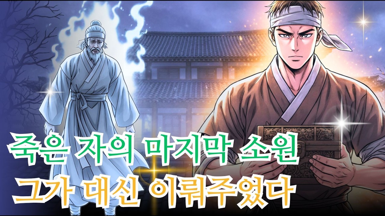 이루지 못한 소원을 대신 완성한 남자, 영혼의 구원 이야기 | 야담, 민담, 전설, 설화, 옛날이야기