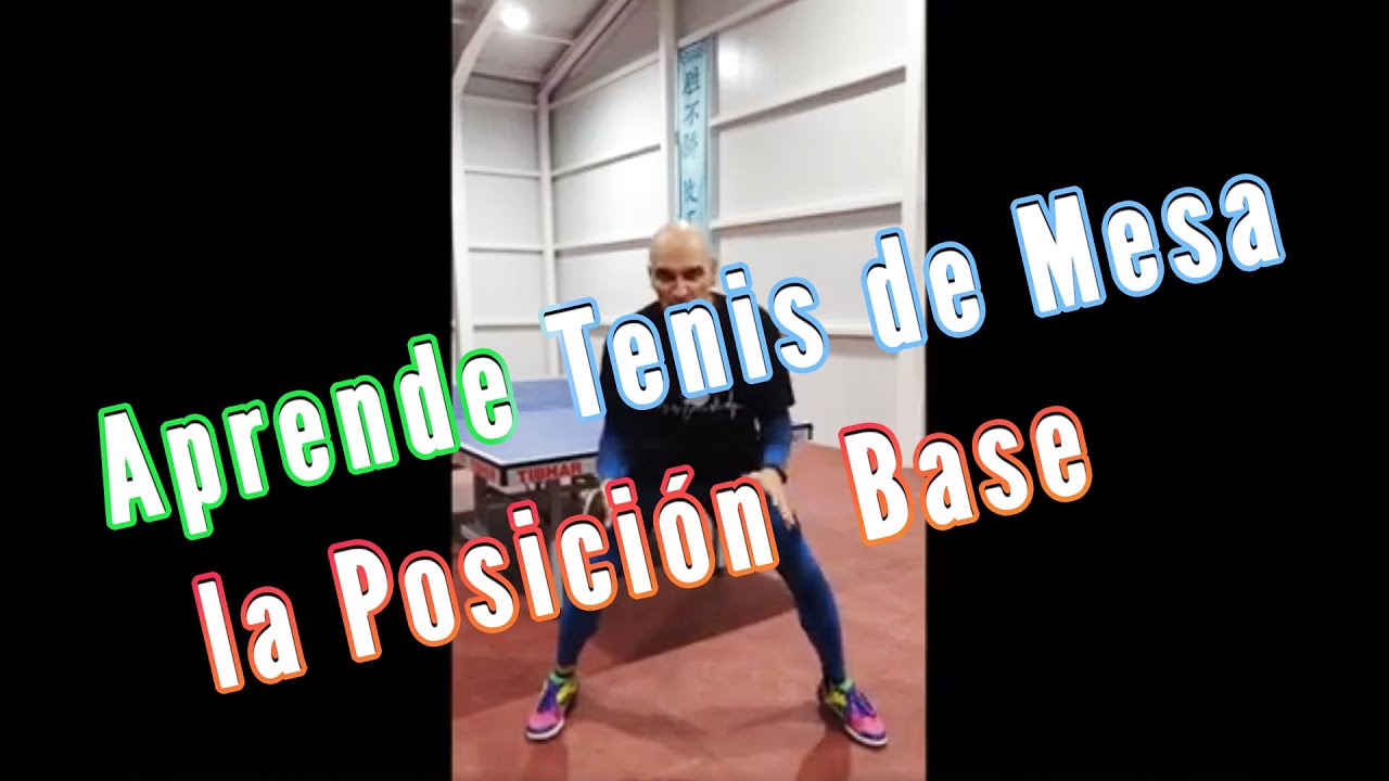 TENIS DE MESA  Posición BASE 🤸‍♂️ Actitud Dinámica   - 🏓🏓 - Tutorial
