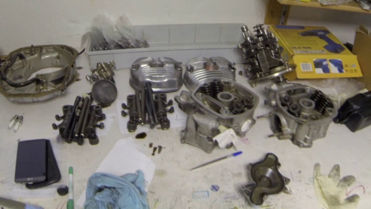 Honda CX500 C - complete engine disassembly - part 1, restoreation part 11
