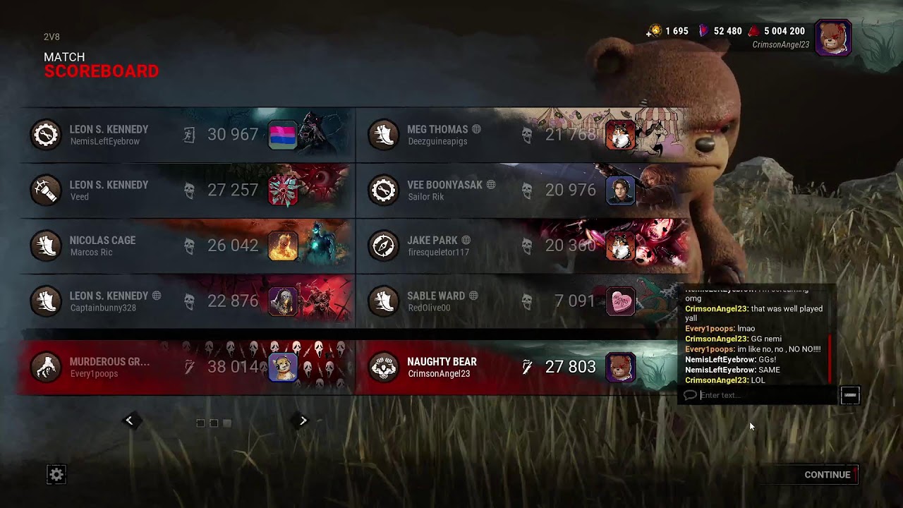 DBD 2v8