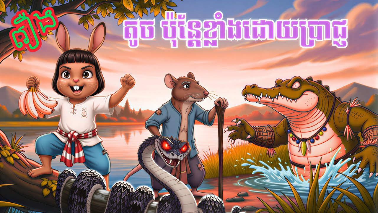 រឿងនិទាន​ ទន្សាយមិនខ្លាំង តែឆ្លាតជាងគេក្នុងព្រៃ | មេរៀនជីវីត