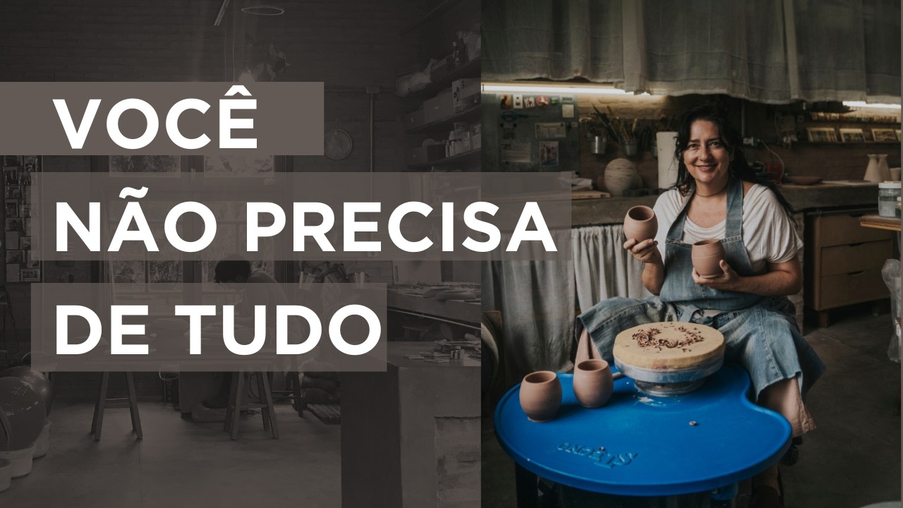 O que realmente precisa em um ateliê de cerâmica?