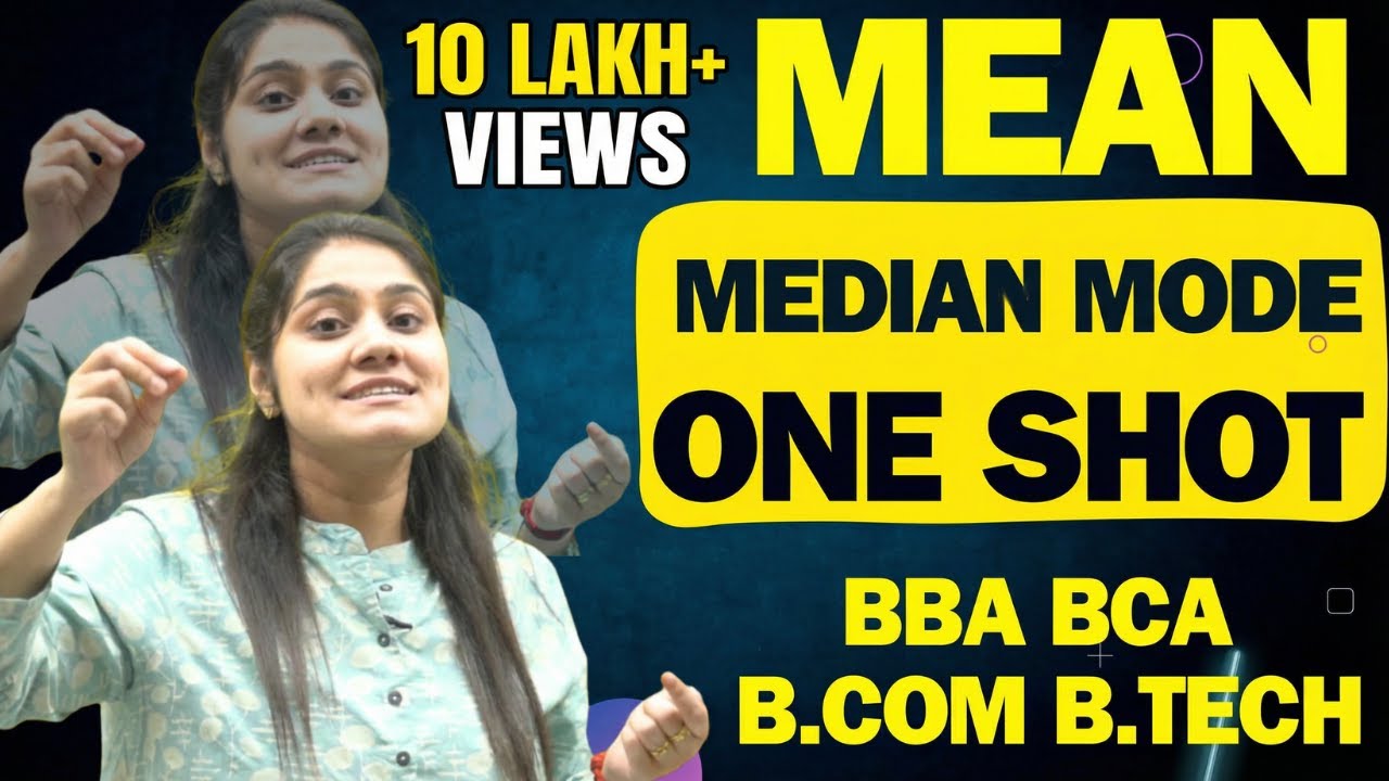 Mean Mode Median One Shot|Statistics|Business Statistics|BBA|BCA|B.COM|B.TECH|DreamMaths