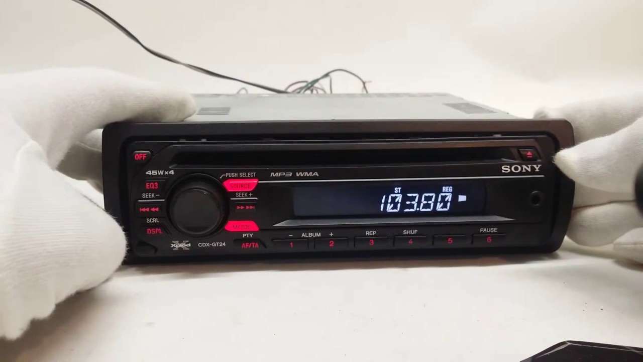 Sony cdx gt24