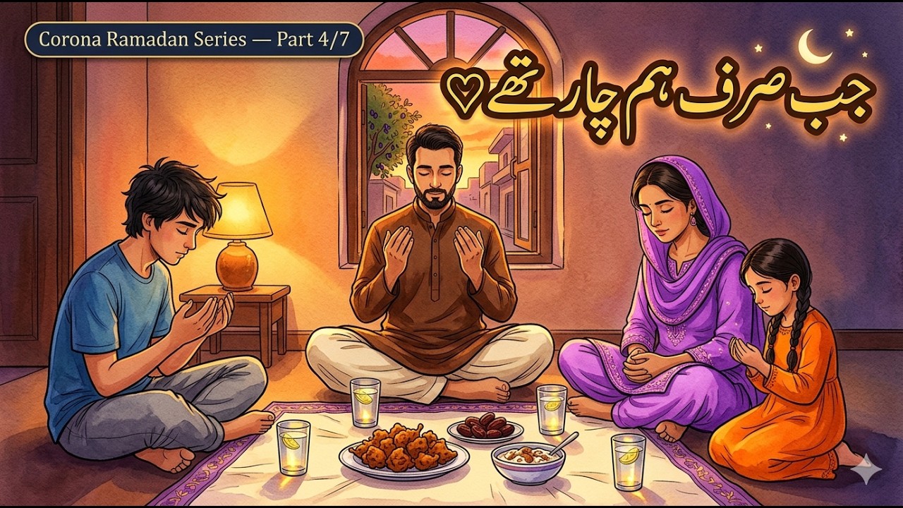 2020 Ka Woh Iftar… Jab Sirf Hum Char The 🤍 | Corona Lockdown | Ghibli Time ASMR