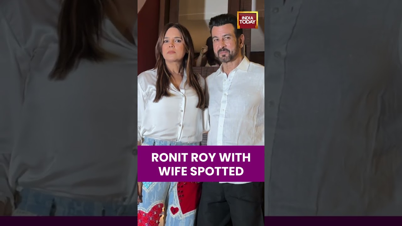 Ronit Roy With His Wife Neelam Spotted | Mumbai | Bollywood News | Entertainment News