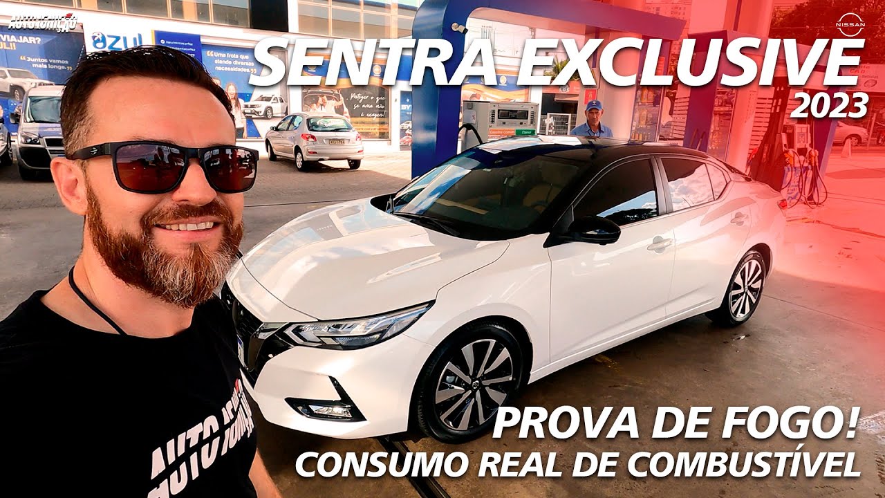 PROVA DE FOGO NISSAN SENTRA 2023 - Consumo Real de Combustível!