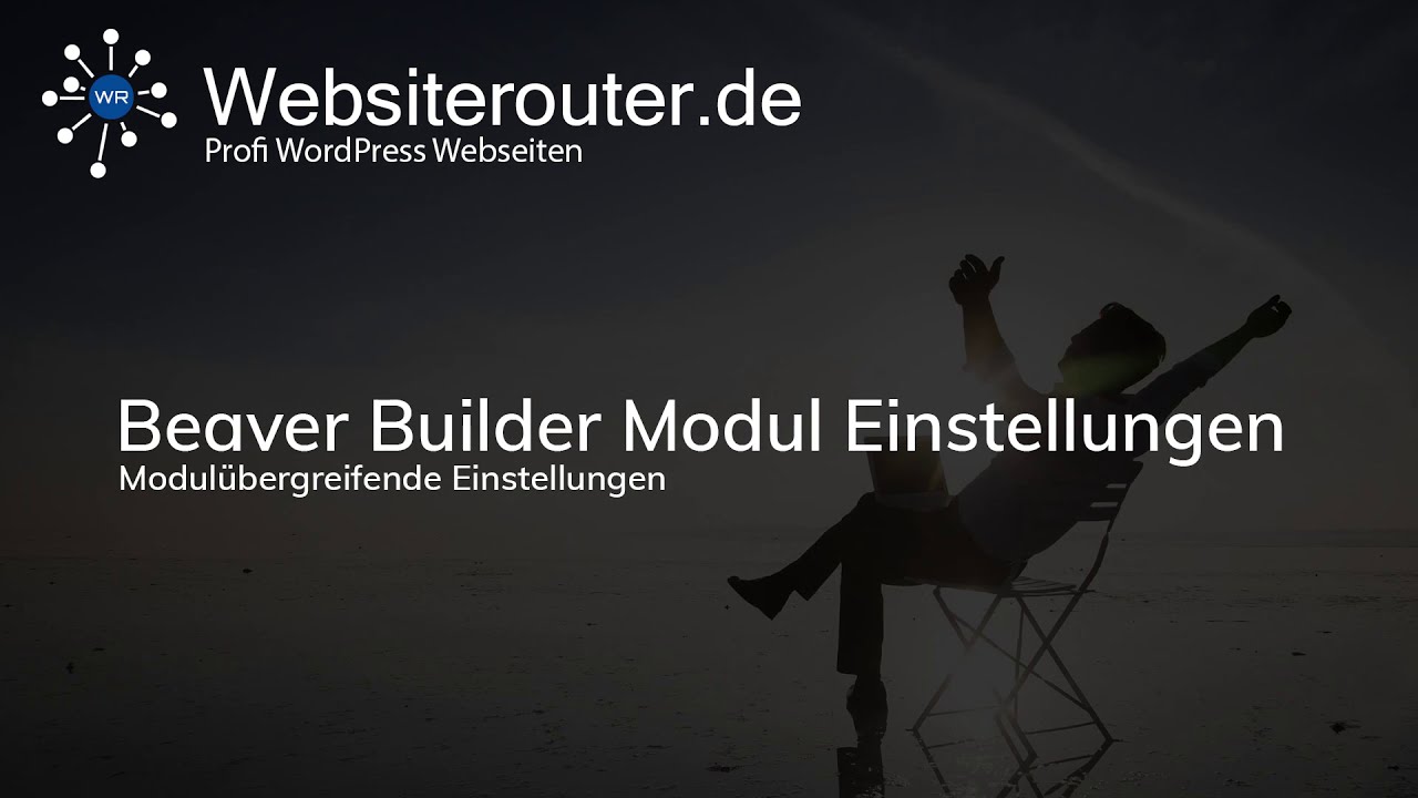 Beaver Builder Moduluebergreifende einstellungen