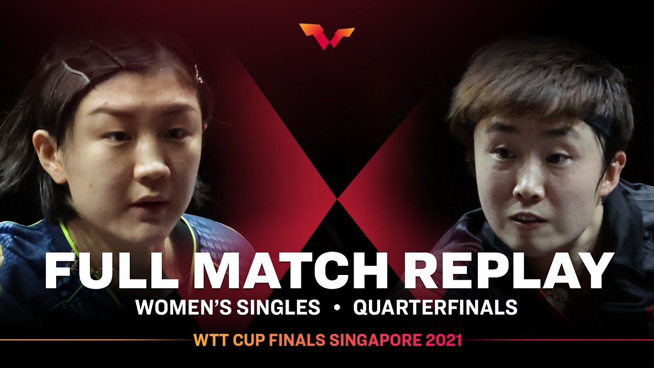 FULL MATCH | CHEN Meng (CHN) vs FENG Tianwei (SGP) | WS QF | #WTTSingapore 2021