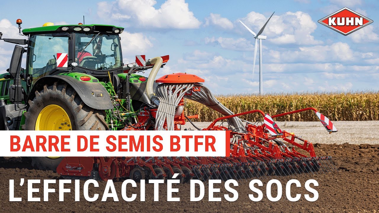 Barre de semis : L'efficacité des socs | BTFR 1010 | KUHN