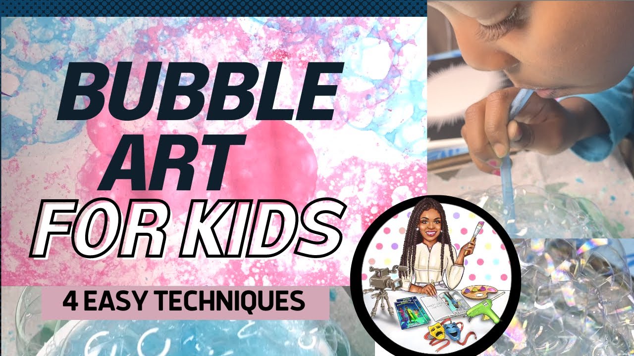 Bubble Art for Kids| Easy Summer Kids Craft |Activity Author