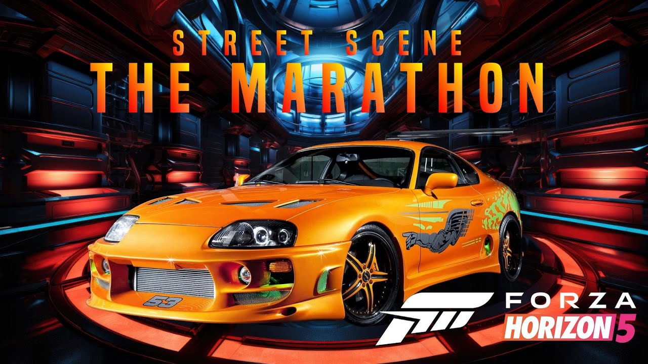 Street Scene: The Marathon - Toyota GR Supra 2020 Fast & Furious - Drivatar High Level - 4K