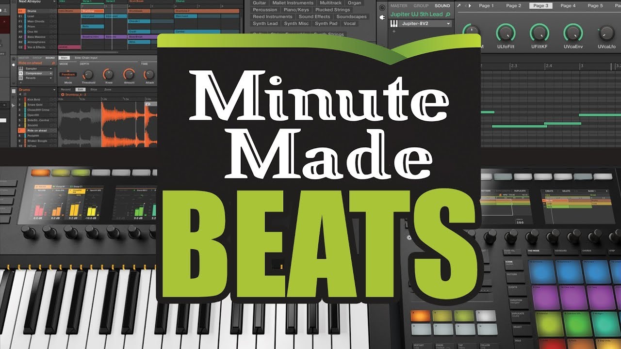 Minute Made Beatmaking  #1 (How to Make A Trap Beat With Maschine Studio)