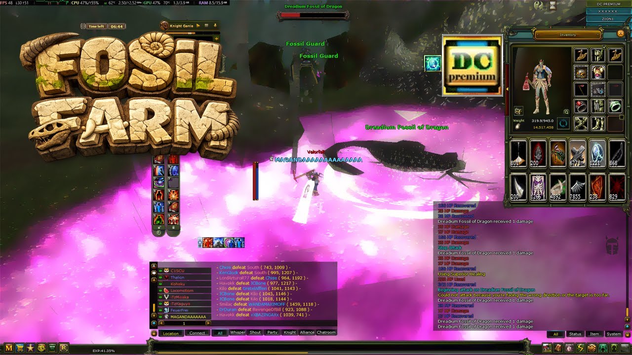 Fosil Farm | Steam Knight Online Canlı Yayın Zion