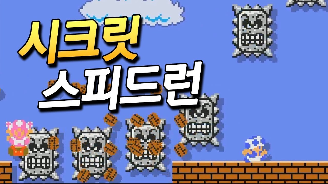 1등만 비밀을 알 수 있는 시크릿 배틀 스피드런ㅋㅋㅋㅋㅋ 무조건 1등만 산다! [플러리 슈퍼 마리오 메이커 2]