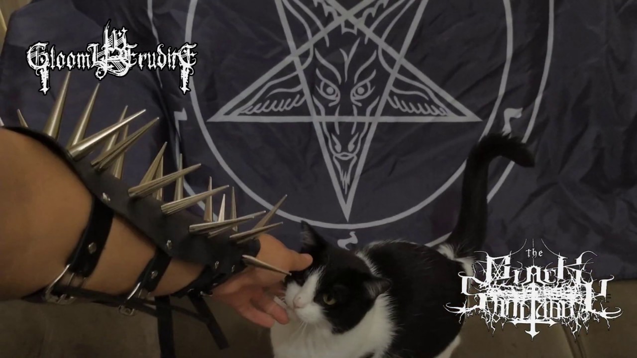 Como fazer Bracelete de Black Metal Spike - How to do Black Metal spiked leather gauntlets Tutorial