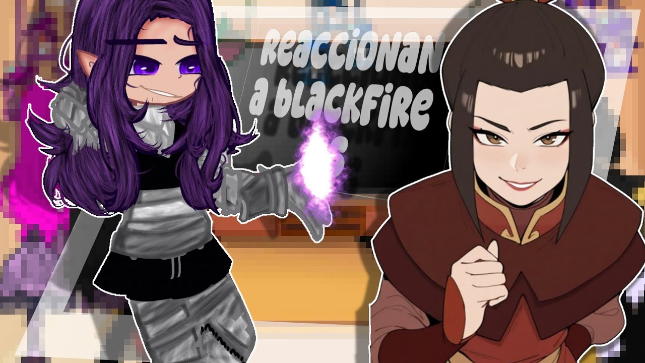 |💥| They react to Blackfire's|💥| [Azula] past life [Og] Espa/ Eng 🖤super boy x blackfire 💜