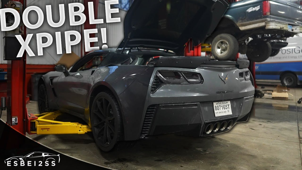 Наконец-то делаю мой C7 ГРОМЧЕ | ExtremeOnlineStore Установка Double X Pipe
