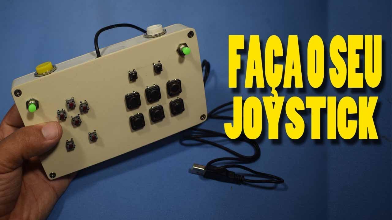Fiz um Joystick Caseiro com Sucata!(controle de video game)