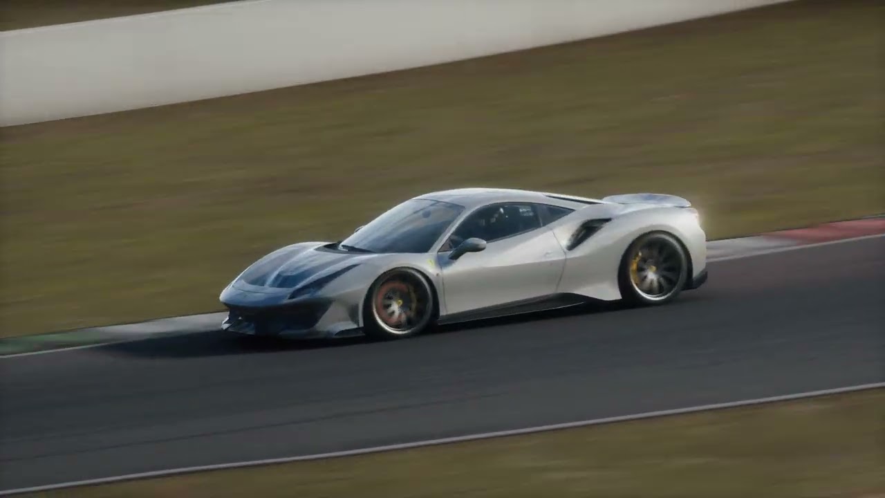 Assetto Corsa Ferrari 488 Pista runs at Mugello!!