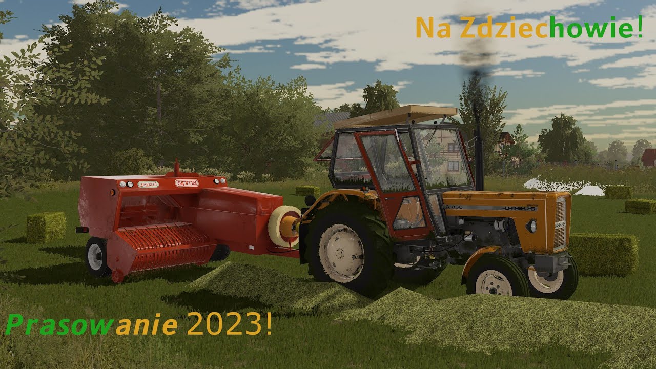 🚜Prasowanie 2023!🚜 Na Zdziechowie🔥 sąsiad ryje mi łąke?!!😂