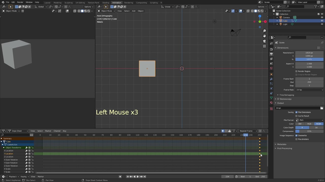Animação 3D: Bases e Keyframes