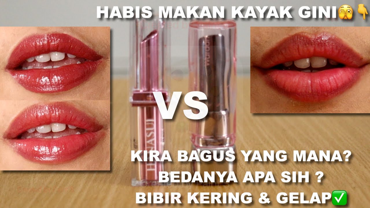 BATTLE HANASUI NEXT LEVEL BUTTER BALM VS WARDAH GLOSSICLE PEPTIDE BALM | Maria Soelisty
