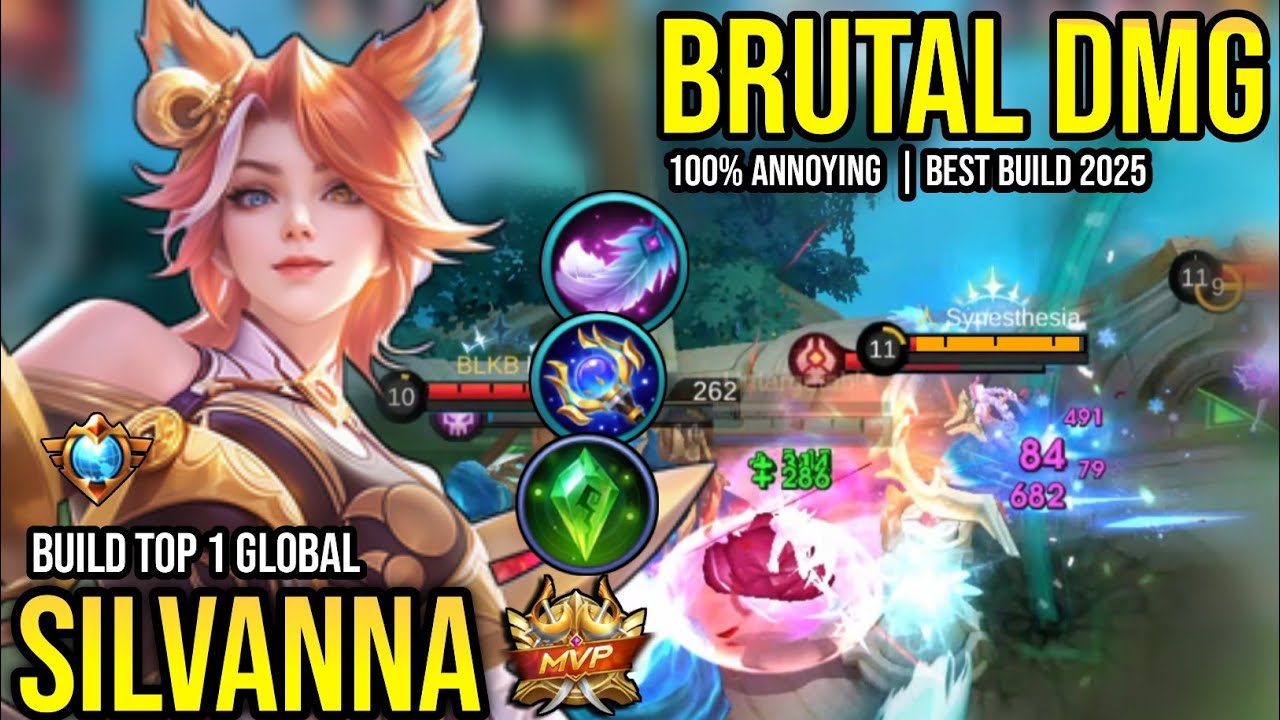 SILVANNA BEST BUILD 2025 | BUILD TOP 1 GLOBAL SILVANNA GAMEPLAY | MOBILE LEGENDS✓