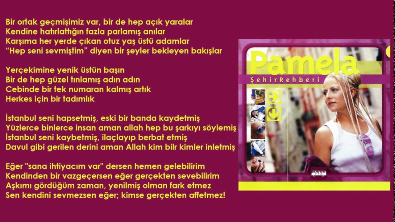 Pamela - İstanbul (Orijinal Karaoke)