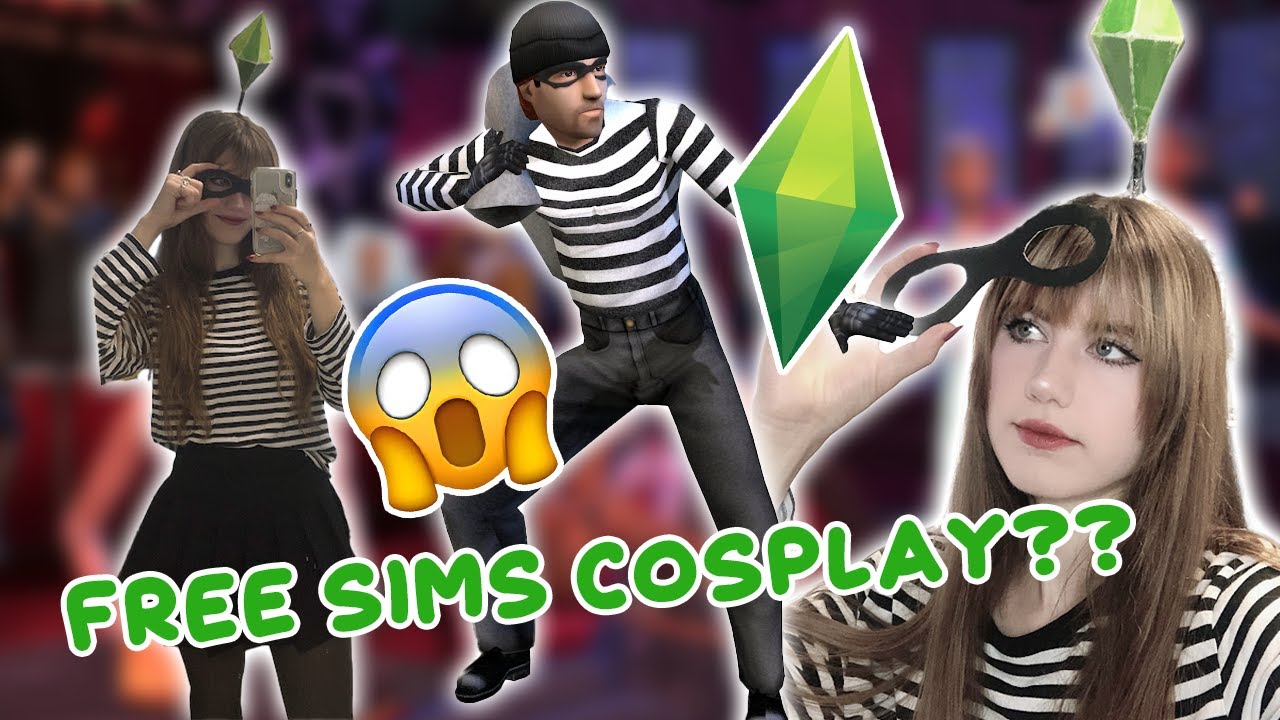I tried making a FREE Sims cosplay in 1 DAY! Sims Plumbob Tutorial