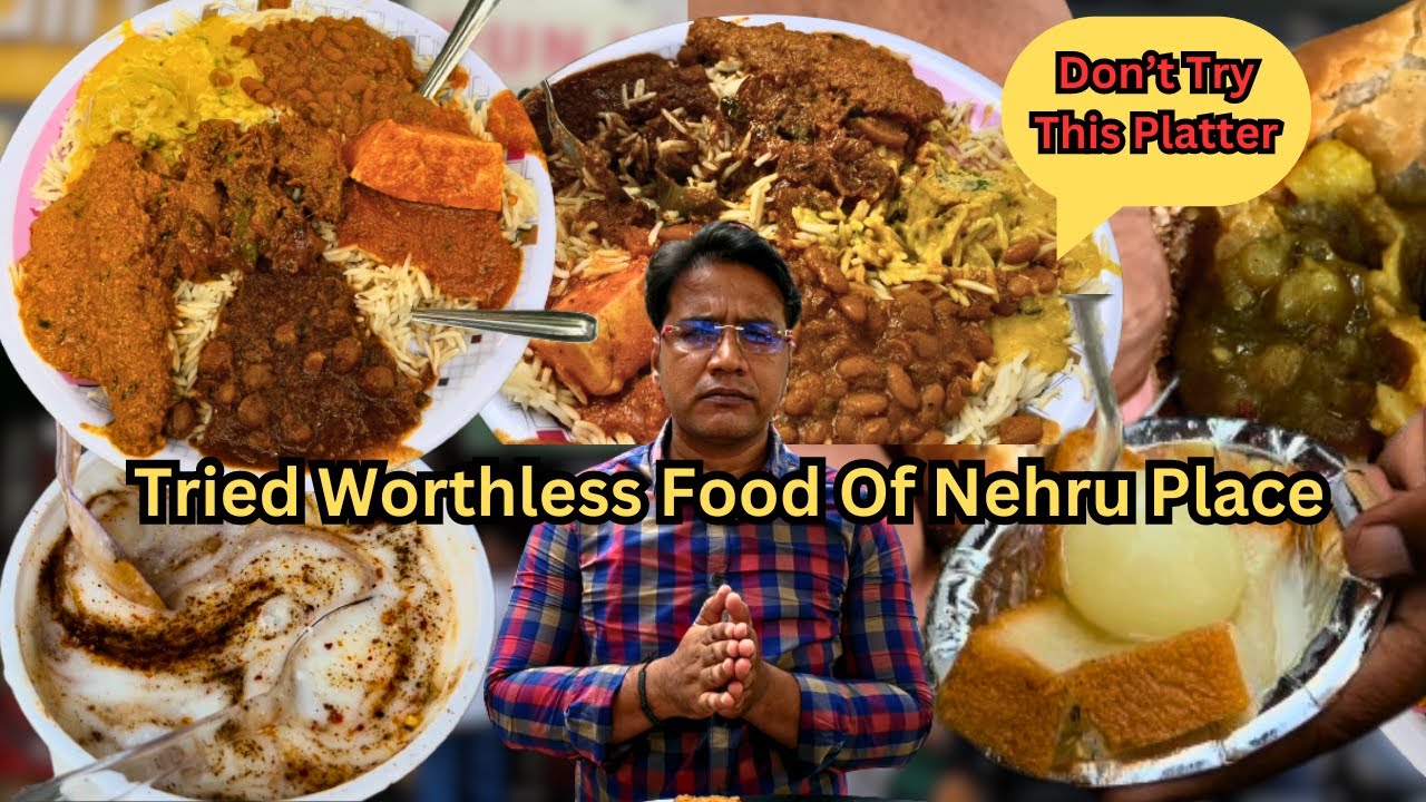 Don't Try This Platter 😟 || Worthless Food Of Nehru Place || Nehru Place Food