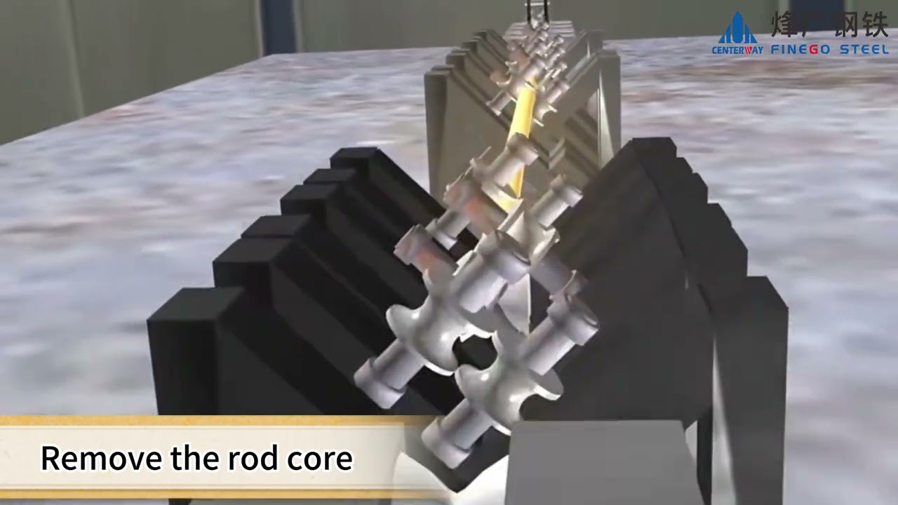 Animated Process of Seamless Pipe Production | Finego Steel Explained