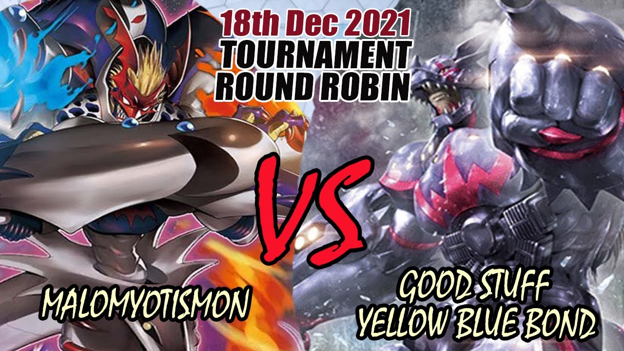Digimon TCG MaloMyotismon Vs Good Stuff Yellow Blue Bond Round Robin BO3! - 18th December 2021