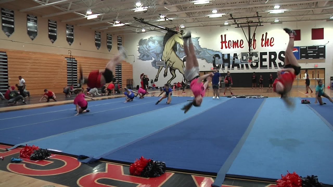 Strawberry Crest High School Cheerleading Team
