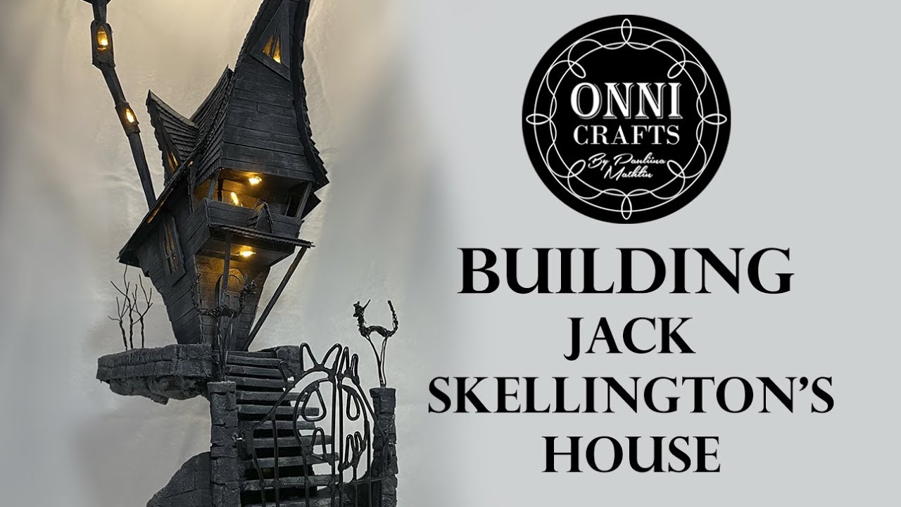Building Jack Skellington's house miniature // Diorama building