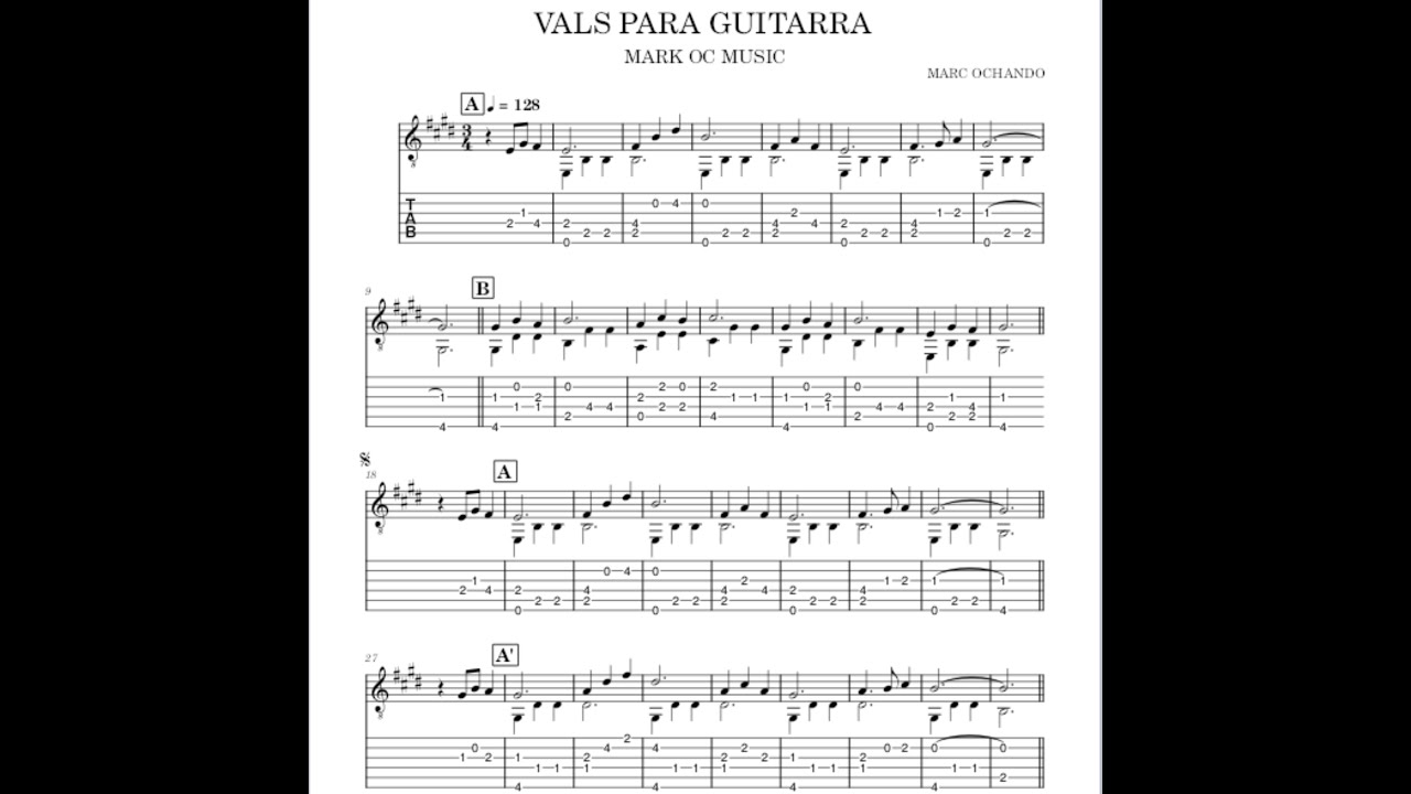 Vals para guitarra by MARC OCHANDO