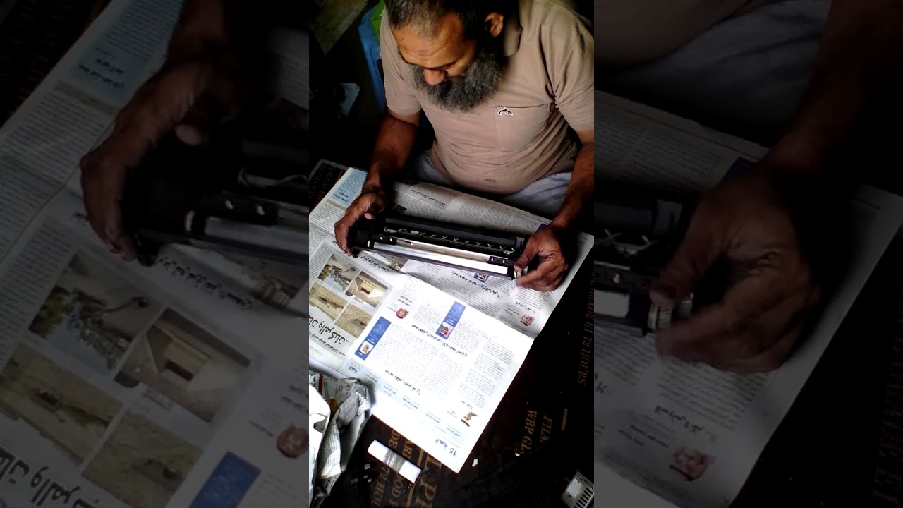 طريقة عمل صيانة لتناك ديفولبر الة تصوير توشيبا1ج  How to replace developer Toshiba e studio