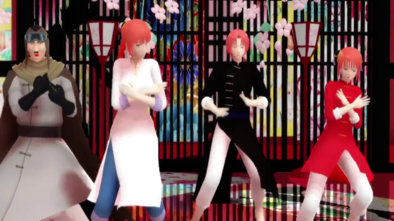 【MMD銀魂】夜兎一家で楽しく【ヒビカセ】