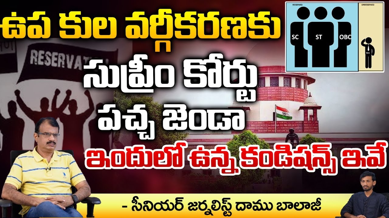Supreme Court Green Signal SC,ST Sub Caste Resevation | Red Tv Focus