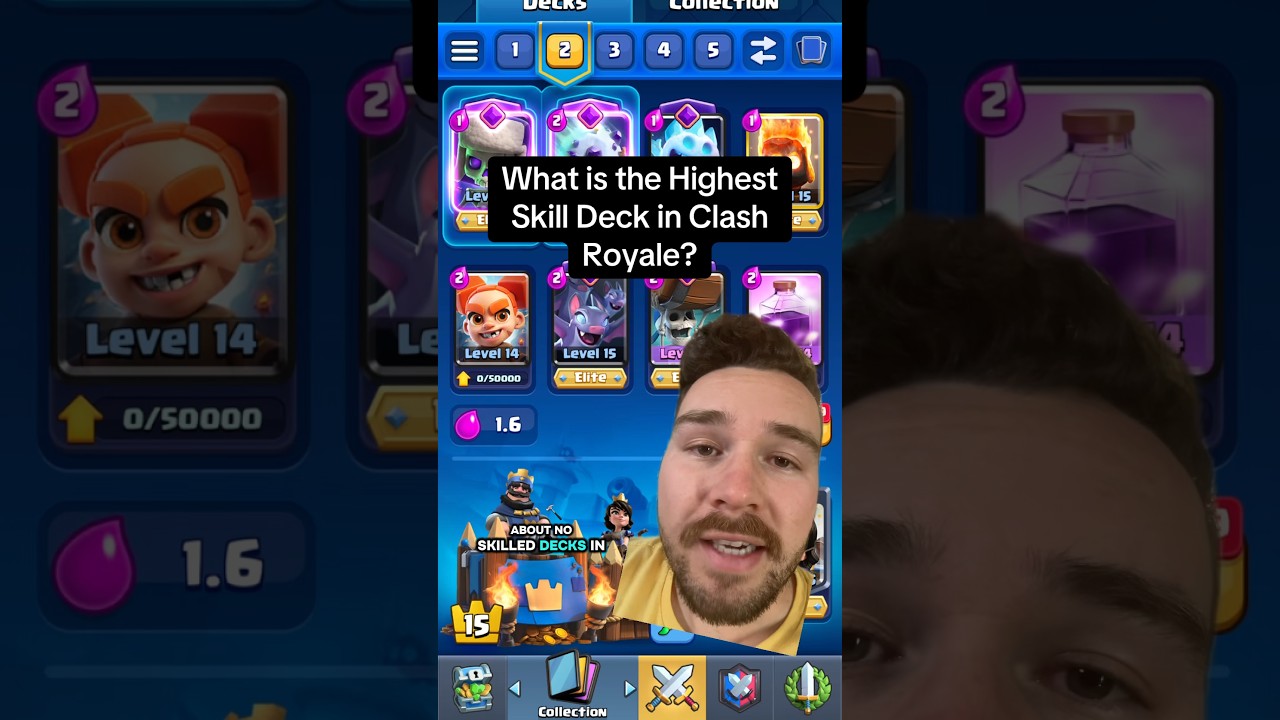 Какая колода в Clash Royale имеет самый высокий уровень мастерства?! 🤔🤔