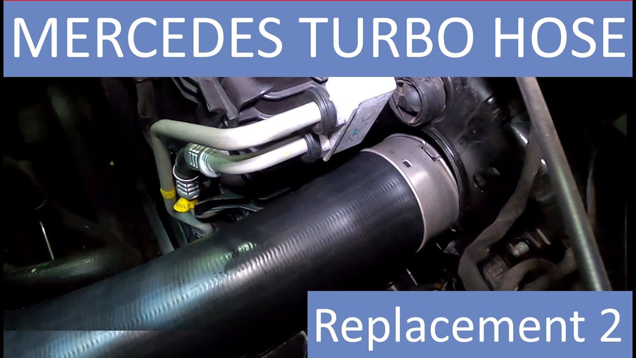 Замена впускной трубы турбины Mercedes OM642 ML350 (снова) Шланг